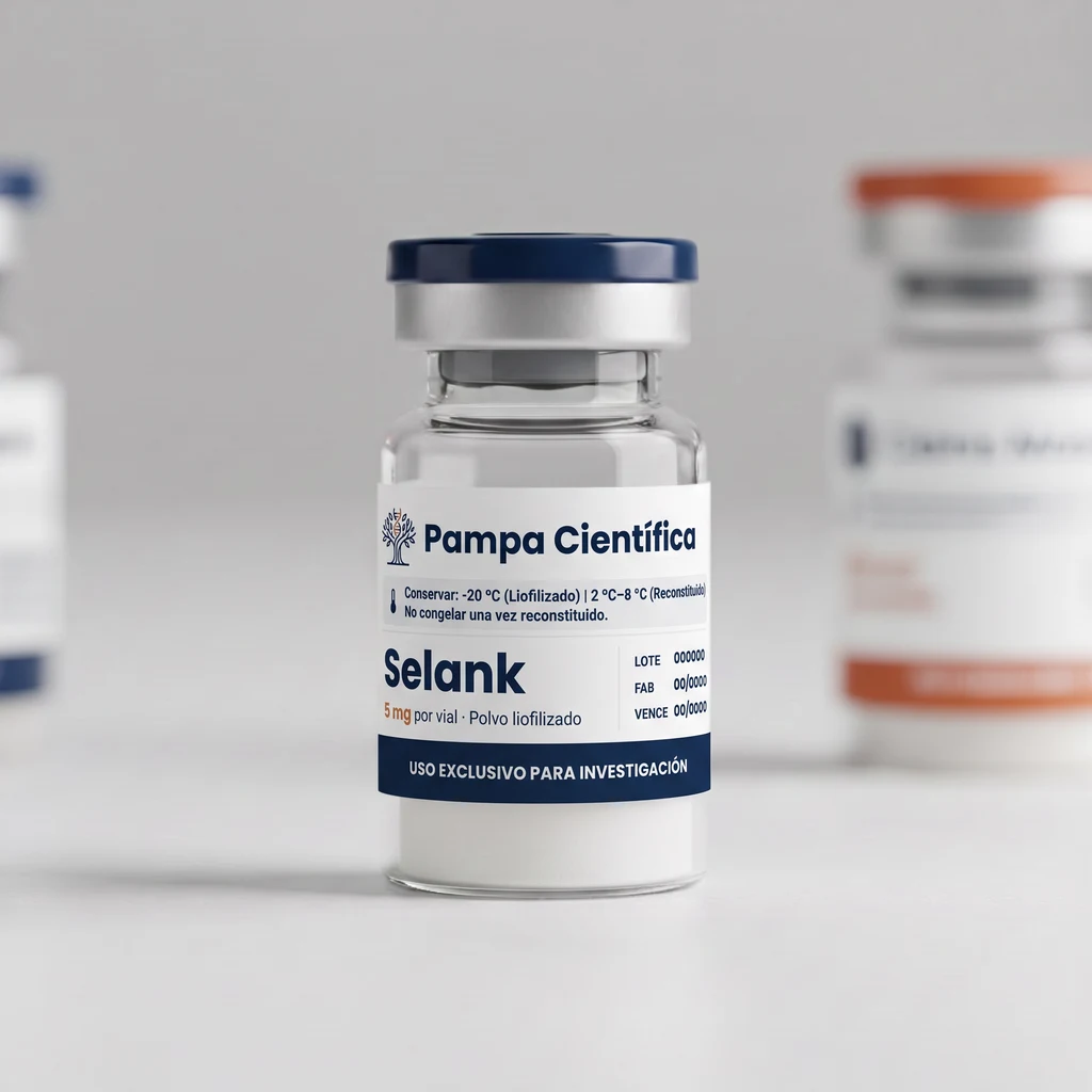 Vial de selank 5 mg de Pampa Científica