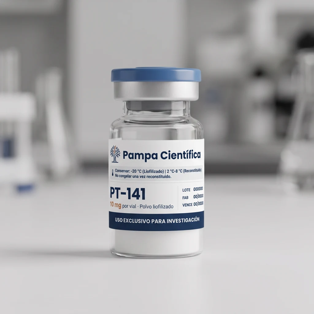 Vial de PT-141 10 mg de Pampa Científica